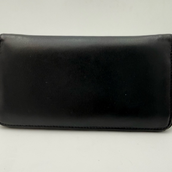 LAUNER • JASMINE Zip Clutch Wallet in Black • Royal Warrant H.M. QUEEN ($735+) - Picture 6 of 16